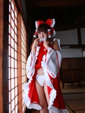 [Cosplay] Reimu Hakurei with dildo and toys - Touhou Project Cosplay(12)